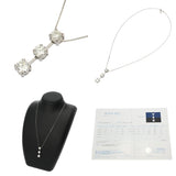 no brand ノーブランド Iライン ダイヤ ネックレス 1.049ct 1.033ct 1.193ct レディース Pt900プラチナ Pt850プラチナ ネックレス Aランク 中古 銀蔵