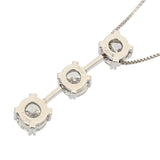 no brand ノーブランド Iライン ダイヤ ネックレス 1.049ct 1.033ct 1.193ct レディース Pt900プラチナ Pt850プラチナ ネックレス Aランク 中古 銀蔵