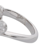 no brand ノーブランド ダイヤ1.14ct 0.16ct 9号 レディース K18ホワイトゴールド WG リング・指輪 Aランク 中古 銀蔵