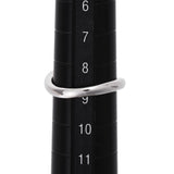 no brand ノーブランド ダイヤ1.14ct 0.16ct 9号 レディース K18ホワイトゴールド WG リング・指輪 Aランク 中古 銀蔵