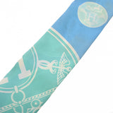 HERMES エルメス ツイリー EX LIBRIS ブルー/マルチ レディース シルク100％ スカーフ Bランク 中古 銀蔵