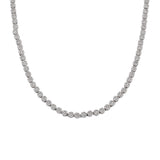 no brand ノーブランド ダイヤネックレス 3.00ct レディース K18ホワイトゴールド WG ネックレス Aランク 中古 銀蔵