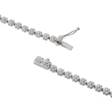 no brand ノーブランド ダイヤネックレス 3.00ct レディース K18ホワイトゴールド WG ネックレス Aランク 中古 銀蔵