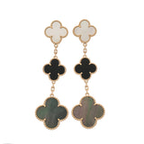VAN CLEEF & ARPELS ヴァンクリーフ＆アーペル スウィート ハート スウィート カーネリアン ダイヤ VCARD79000 レディース K18イエローゴールド YG ピアス Aランク 中古 銀蔵