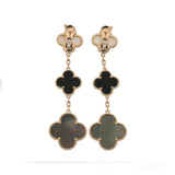 VAN CLEEF & ARPELS ヴァンクリーフ＆アーペル スウィート ハート スウィート カーネリアン ダイヤ VCARD79000 レディース K18イエローゴールド YG ピアス Aランク 中古 銀蔵