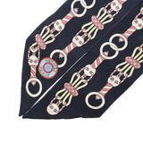 HERMES エルメス ツイリー HARNAIS EN ROSACE ネイビー/マルチ レディース シルク100％ スカーフ Bランク 中古 銀蔵