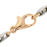 BVLGARI ブルガリ ホロスコープ ユニセックス ステンレス K18イエローゴールド YG ネックレス Aランク 中古 銀蔵