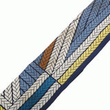 HERMES エルメス ツイリー TRESSES H ブルー/マルチ レディース シルク100％ スカーフ Bランク 中古 銀蔵