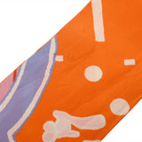 HERMES エルメス ツイリー JEU DE SOLE オレンジ/マルチ レディース シルク100％ スカーフ ABランク 中古 銀蔵