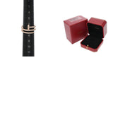 CARTIER カルティエ ジュストアンクルリング ダブルダイヤ #49 B4210900 7.5号 レディース K18ピンクゴールド PG リング・指輪 Aランク 中古 銀蔵