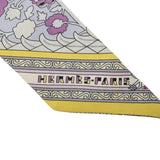 HERMES エルメス ツイリー TAPIS PERSANS パープル/マルチ レディース シルク100％ スカーフ Bランク 中古 銀蔵