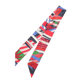 HERMES エルメス ツイリー ASTROLOGIE マルチカラー レディース シルク100％ スカーフ ABランク 中古 銀蔵