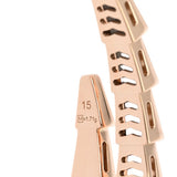 BVLGARI ブルガリ セルペンティ ヴァイパーヴァイパー ダイヤ #15 360707 レディース K18ピンクゴールド PG ブレスレット Aランク 中古 銀蔵