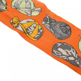 HERMES エルメス ツイリー JOCKEY オレンジ/マルチ レディース シルク100％ スカーフ Bランク 中古 銀蔵