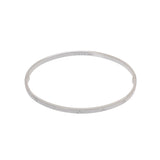 BVLGARI ブルガリ B.ZERO1 エッセンシャルブレスレット #XL 360421 ユニセックス K18ホワイトゴールド WG ブレスレット Aランク 中古 銀蔵