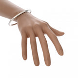 BVLGARI ブルガリ B.ZERO1 エッセンシャルブレスレット #XL 360421 ユニセックス K18ホワイトゴールド WG ブレスレット Aランク 中古 銀蔵