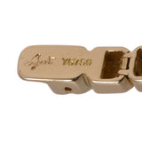 no brand ノーブランド ルビー 0.95ct ダイヤ 0.66ct レディース K18イエローゴールド YG ブレスレット Aランク 中古 銀蔵
