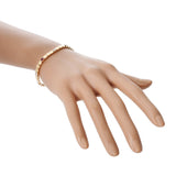 no brand ノーブランド ルビー 0.95ct ダイヤ 0.66ct レディース K18イエローゴールド YG ブレスレット Aランク 中古 銀蔵