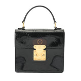 LOUIS VUITTON ルイヴィトン ヴェルニ スプリングストリート PM ノワール/イヴォワール M90375 レディース モノグラム/ヴェルニ/エピ ハンドバッグ ABランク 中古 銀蔵