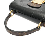 LOUIS VUITTON ルイヴィトン ヴェルニ スプリングストリート PM ノワール/イヴォワール M90375 レディース モノグラム/ヴェルニ/エピ ハンドバッグ ABランク 中古 銀蔵