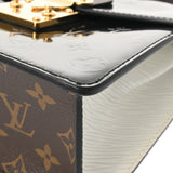 LOUIS VUITTON ルイヴィトン ヴェルニ スプリングストリート PM ノワール/イヴォワール M90375 レディース モノグラム/ヴェルニ/エピ ハンドバッグ ABランク 中古 銀蔵