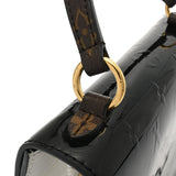 LOUIS VUITTON ルイヴィトン ヴェルニ スプリングストリート PM ノワール/イヴォワール M90375 レディース モノグラム/ヴェルニ/エピ ハンドバッグ ABランク 中古 銀蔵