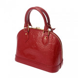 LOUIS VUITTON ルイヴィトン モノグラムヴェルニ アルマ BB 2WAY ポムダムール M91606 レディース モノグラムヴェルニ ハンドバッグ Aランク 中古 銀蔵