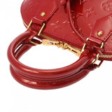 LOUIS VUITTON ルイヴィトン モノグラムヴェルニ アルマ BB 2WAY ポムダムール M91606 レディース モノグラムヴェルニ ハンドバッグ Aランク 中古 銀蔵