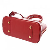 LOUIS VUITTON ルイヴィトン モノグラムヴェルニ アルマ BB 2WAY ポムダムール M91606 レディース モノグラムヴェルニ ハンドバッグ Aランク 中古 銀蔵