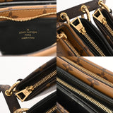 LOUIS VUITTON ルイヴィトン モノグラムリバース ポシェット LV3 ブラウン/ブラック M45412 レディース モノグラムキャンバス ショルダーバッグ ABランク 中古 銀蔵