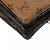 LOUIS VUITTON ルイヴィトン モノグラムリバース ポシェット LV3 ブラウン/ブラック M45412 レディース モノグラムキャンバス ショルダーバッグ ABランク 中古 銀蔵