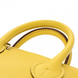 HERMES エルメス ボリード 1923 ミニ ライム U刻印(2022年頃) レディース シェーブル ハンドバッグ Aランク 中古 銀蔵