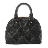 LOUIS VUITTON ルイヴィトン バブルグラム アルマ ソフト BB ブラック M59793 レディース カーフレザー ハンドバッグ Aランク 中古 銀蔵