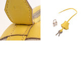 HERMES エルメス ボリード リラックス 45 ライム/フィセル A刻印(2017年頃) ユニセックス トワルアッシュ エバーカラー ハンドバッグ ABランク 中古 銀蔵