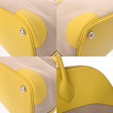 HERMES エルメス ボリード リラックス 45 ライム/フィセル A刻印(2017年頃) ユニセックス トワルアッシュ エバーカラー ハンドバッグ ABランク 中古 銀蔵