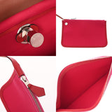 HERMES エルメス エールバッグ ジップ PM ローズメキシコ/ルージュピマン Z刻印(2021年頃) レディース トワルアッシュ 2WAYバッグ ABランク 中古 銀蔵