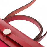 HERMES エルメス エールバッグ ジップ PM ローズメキシコ/ルージュピマン Z刻印(2021年頃) レディース トワルアッシュ 2WAYバッグ ABランク 中古 銀蔵