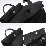 HERMES エルメス エールバッグ ジップ PM ブラック/エクリュ C刻印(2018年頃) レディース ヴァッシュハンター/トワルベルリンヌ 2WAYバッグ 新同 中古 銀蔵
