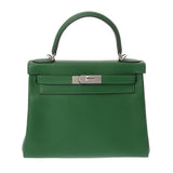 HERMES エルメス 28 内縫い 2WAY バンブー Y刻印(2020年頃) レディース エバーカラー ハンドバッグ Aランク 中古 銀蔵