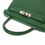 HERMES エルメス 28 内縫い 2WAY バンブー Y刻印(2020年頃) レディース エバーカラー ハンドバッグ Aランク 中古 銀蔵