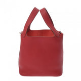 HERMES エルメス ピコタン ロック PM ルージュガランス □Q刻印(2013年頃) レディース トリヨンクレマンス ハンドバッグ ABランク 中古 銀蔵