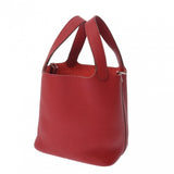 HERMES エルメス ピコタン ロック PM ルージュガランス □Q刻印(2013年頃) レディース トリヨンクレマンス ハンドバッグ ABランク 中古 銀蔵