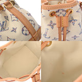 LOUIS VUITTON ルイヴィトン モノグラムジャガード ナノノエ ノーティカルコレクション ホワイト M83453 レディース モノグラムジャガード ショルダーバッグ ABランク 中古 銀蔵