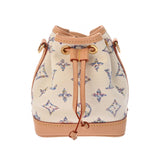 LOUIS VUITTON ルイヴィトン モノグラムジャガード ナノノエ ノーティカルコレクション ホワイト M83453 レディース モノグラムジャガード ショルダーバッグ ABランク 中古 銀蔵