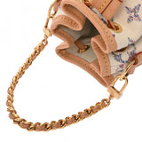 LOUIS VUITTON ルイヴィトン モノグラムジャガード ナノノエ ノーティカルコレクション ホワイト M83453 レディース モノグラムジャガード ショルダーバッグ ABランク 中古 銀蔵