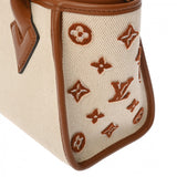 LOUIS VUITTON ルイヴィトン モノグラム オンマイサイド PM ベージュ/ブラウン M59905 レディース キャンバス レザー 2WAYバッグ Aランク 中古 銀蔵