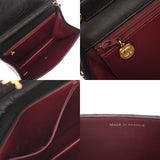 CHANEL シャネル マトラッセ プッシュロック チェーンショルダー 22cm ブラック レディース ラムスキン ショルダーバッグ ABランク 中古 銀蔵