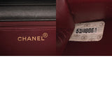 CHANEL シャネル マトラッセ プッシュロック チェーンショルダー 22cm ブラック レディース ラムスキン ショルダーバッグ ABランク 中古 銀蔵
