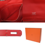 HERMES エルメス ベルリンヌ 28 ルージュカザック レディース ヴォースイフト ショルダーバッグ Aランク 中古 銀蔵