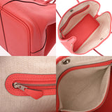 HERMES エルメス ガーデンパーティ TPM ローズジャイプール A刻印(2017年頃) レディース ヴォーエプソン ネゴンダ ハンドバッグ Aランク 中古 銀蔵